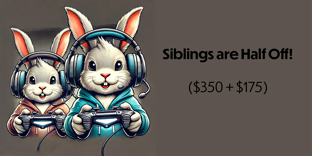 Siblings Half Off